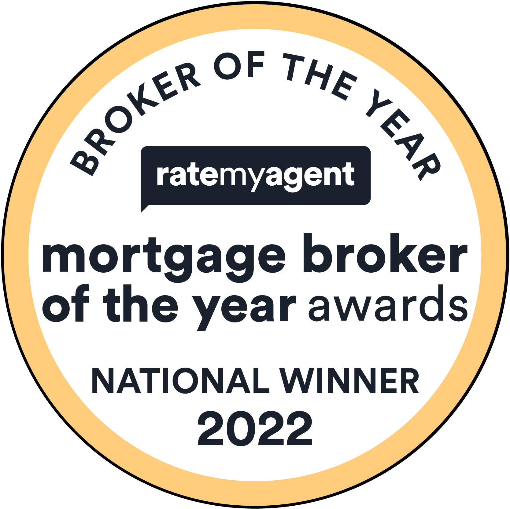 Rate My Agent - Broker of the Year National Winner 2022