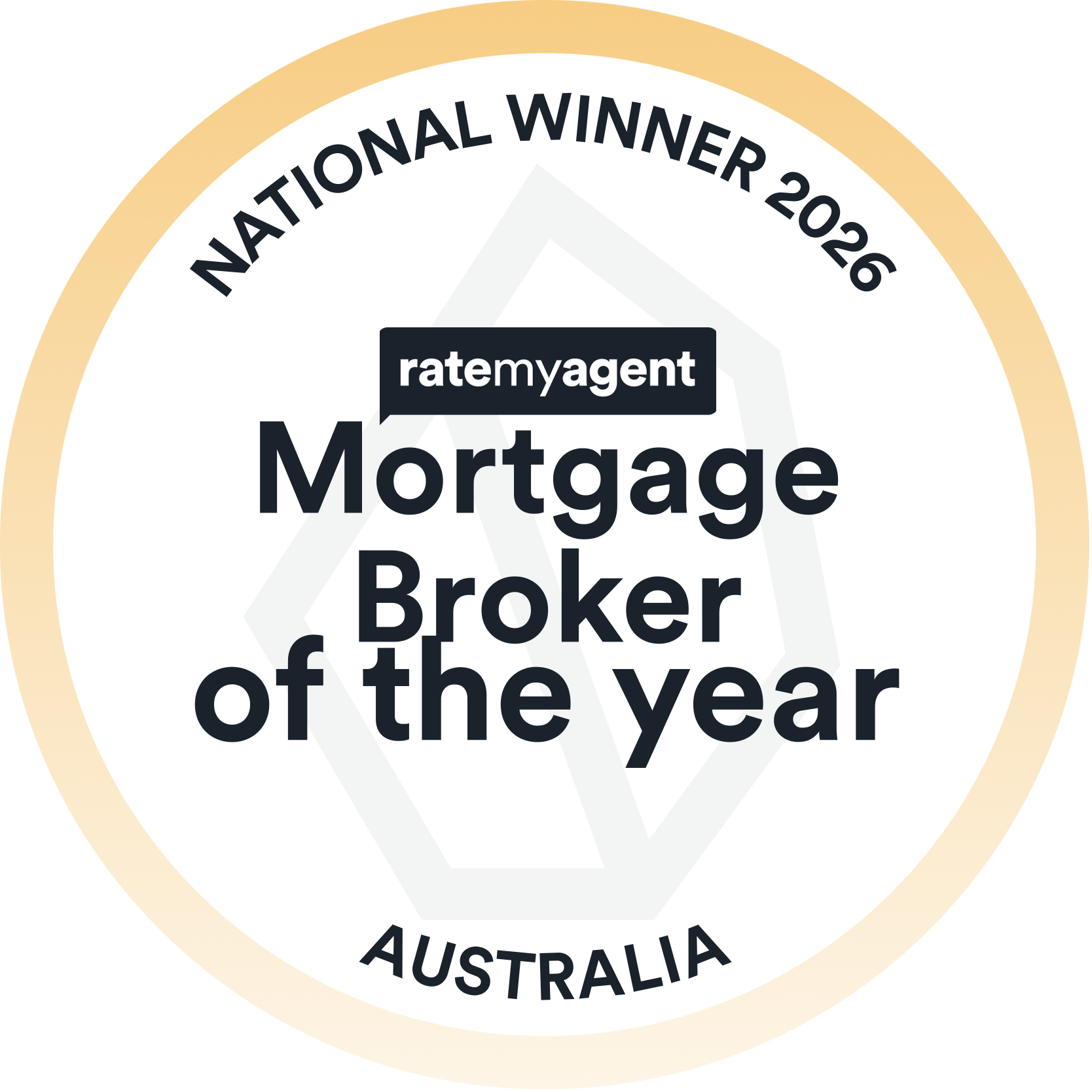 Rate My Agent - National Winner 2026 Mortgage Broker of the Year Australia
